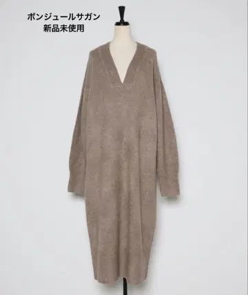 봉쥬르 사간 니트 원피스 미사용 새상품