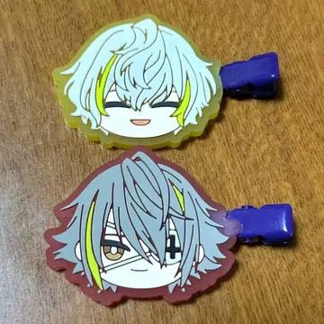 18TRIP 에이트리 앞머리 클립 2 화이트 빛 탕의 화이트 류이