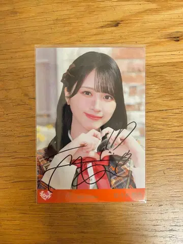 브로마이드 ( [ 러브송에 습격당하다 ] 가창 의상) 사사키 마이카 친필