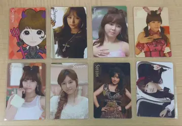 T-ARA 소연 트레이딩 카드 8장 묶음 판매