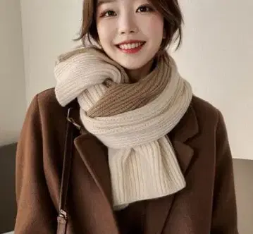 머플러 바이컬러