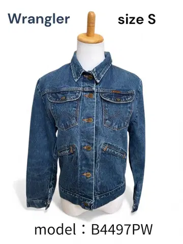 Wrangler USA제 14온스 데님 G B4497PW 사이즈 S
