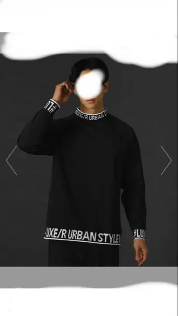 LUXE/R CVC 스무스 긴팔 래글런 하이넥 티셔츠