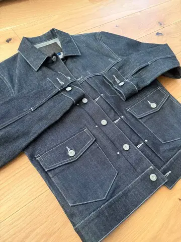 [ 사이즈 2 ] 다케오 키쿠치 데님 캐주얼 자켓