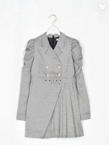 오픈 카라 플리츠 OP evelyn