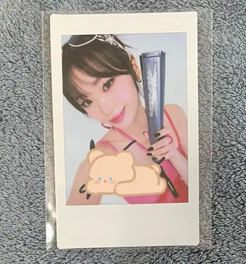 르세라핌 채원 친필 사인 인스턴트 사진