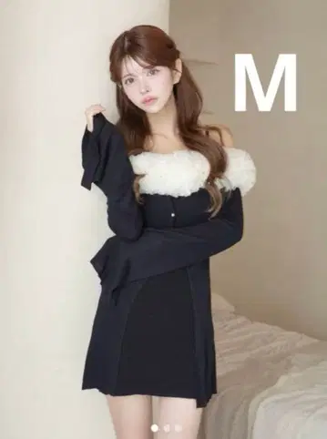 튤 오프숄더 비대칭 원피스 RANDY