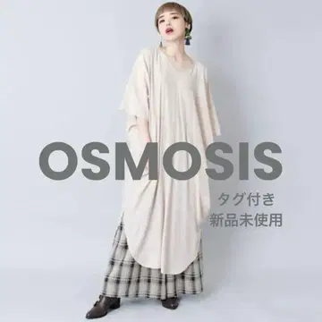 OSMOSIS 2WAY 드레이프 원피스 택 포함 새상품