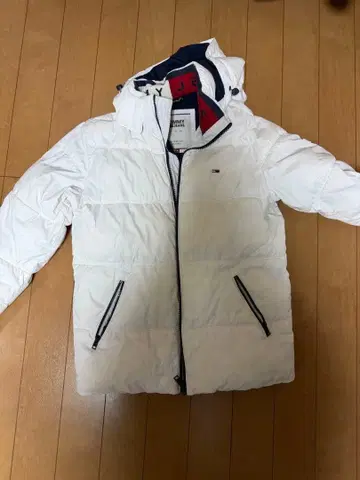 타미힐피거 후드 부착 다운 자켓