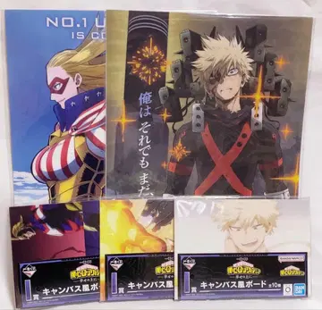 히로아카 제일복권 H상 클리어 포스터 I상 캔버스풍 보드 바쿠고 카츠키