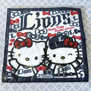 세이부 라이온즈 키티 콜라보 타월