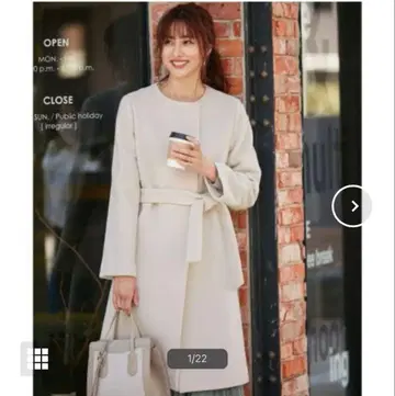 [ 2WAY ] 수페리어 파인 울 모사 노카라 코트 any sis