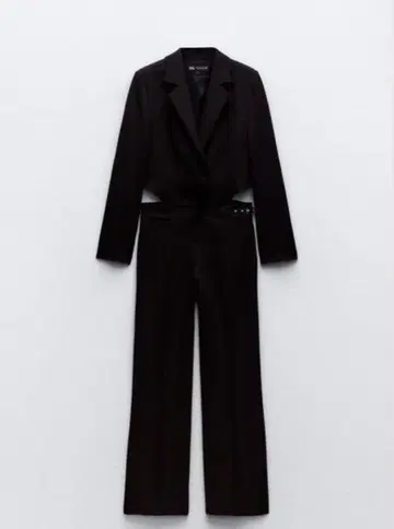 ZARA 사이드 버클 컷 아웃 자켓 점프 수트 L 사이즈