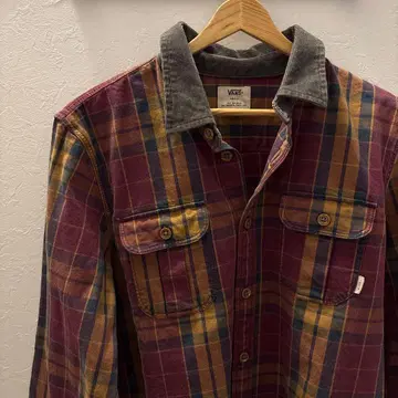 VANS 체크 무늬 셔츠 S 사이즈