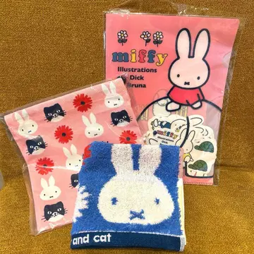 미피 스티커 복조리 타월 세트