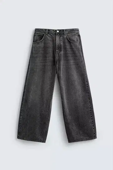 ZARA 슈퍼 배기 핏 데님 팬츠