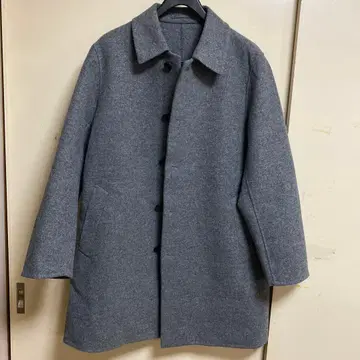 UNIQLO C 더블 페이스 코트 그레이 L 사이즈