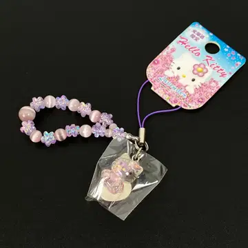 지역 한정 키티 홋카이도 한정 비즈 포함 크리스탈 라벤더 헬로키티