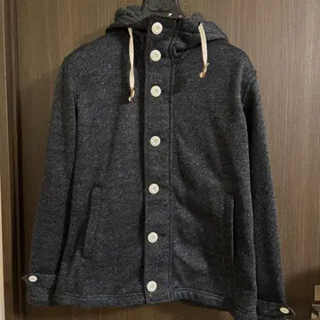 남성용 BEAMS / 맨투맨 레이즈드넥 후드티 M 사이즈