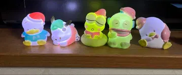 새상품 하피단부이 오네무! 마스코트 라이트 5개 세트