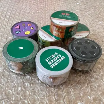 BTS 마스킹 테이프 시즌 그리팅 2019 데코 키트 정국