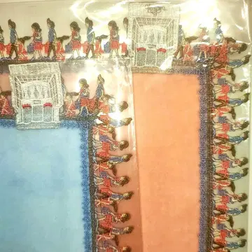 쇼핑 피치 스카이블루 긴자와 레이스 시즌 타월 손수건 새상품