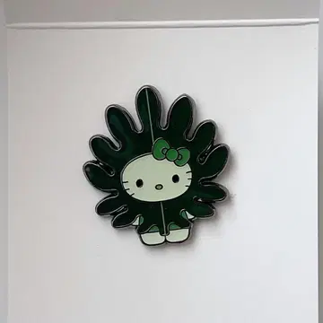 오사카 엑스포 해초 키티 와카메 핀 배지 일본관 헬로키티