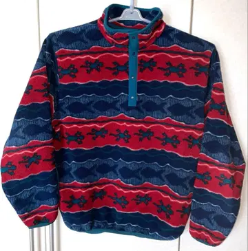 80s L.L.BEAN 하프 스냅 플리스