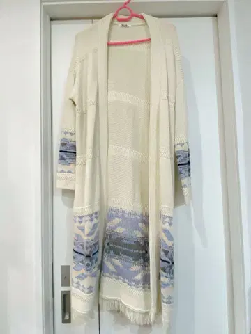 아이보리 롱 가디건