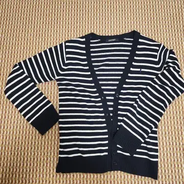 EASTBOY 네이비/화이트 스트라이프 가디건