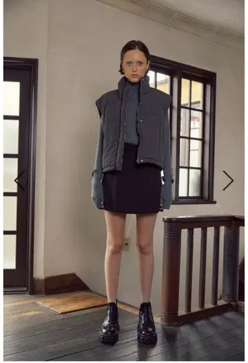 cavezarosso 트라페즈 라인 미니 스커트 팬츠