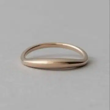 ete 크레센트 문 링 7호 핑크 골드