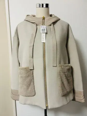 택 포함 새상품 soeur7 이소재 후디 자켓