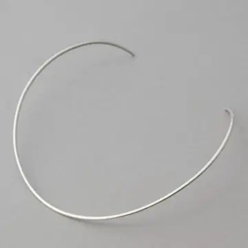 ete 실버 넥 커프 초커
