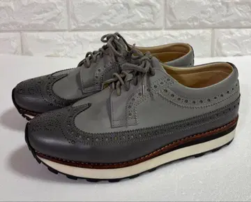 L.A.B. BY LONDON BROWN 윙팁 레더 스니커즈