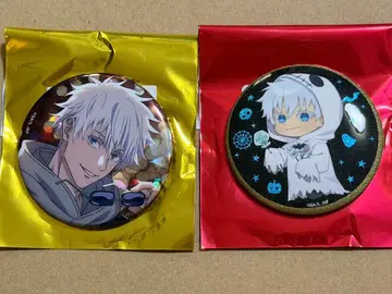 주술회전 마루큐브 고죠 사토루 캔뱃지 2종 세트