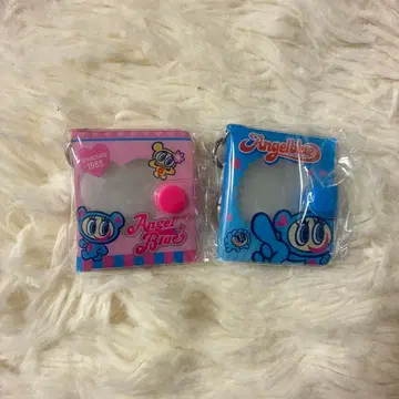 엔젤 블루 앨범 미니 키링 가챠가챠