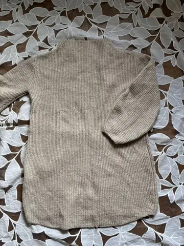 RESEXXY 루즈 미니 니트 원피스 스웨터