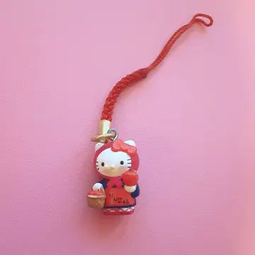 지역 한정 키티 아오모리 미치노쿠 사과 아가씨 방울 없는 스트랩