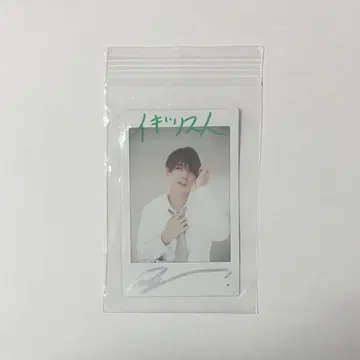 니시코리 마크 50만 명 기념 폴라로이드 친필 사인