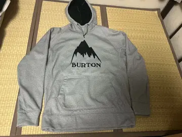 BURTON 그레이 후드티 S 사이즈