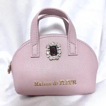 [ 새상품급 ] 메종 드 플뢰르 미니 하프문 백참 핑크 비쥬 양산