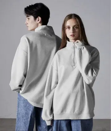 CLEL 하프 지퍼 디자인 풀오버