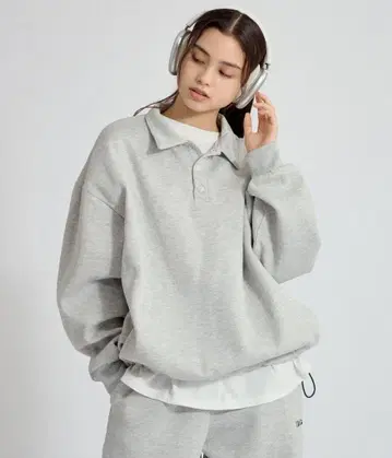 WETTEMPT/FLEECE LINING SWEAT POLO 속기모