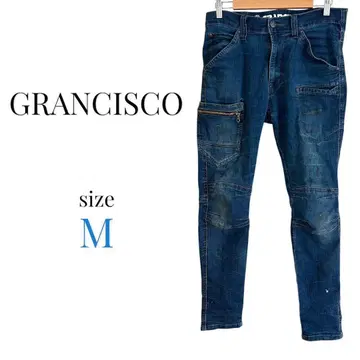 그랑시스코 [ M ] 작업복 데님 스트레치 데님 작업옷 청바지