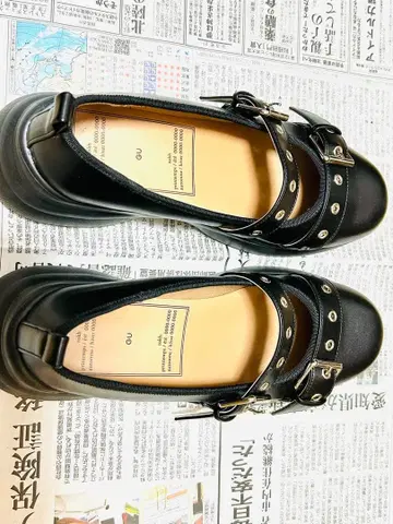 GU rokh 메리제인 슈즈 블랙 L