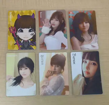 T-ARA 보람 트레이딩 카드 6장 묶음 판매