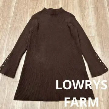 컨디션 최상! 로리즈팜 니트 원피스 데이트 미니 브라운