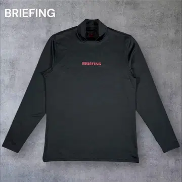 컨디션 최상 BRIEFING 브리핑 모크넥 하이넥 속건성 블랙 M
