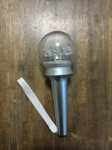 aespa 응원봉 실버 스트랩 포함